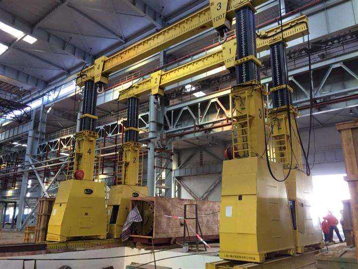如何用液壓龍門吊完成重型機械搬運及定位安裝？